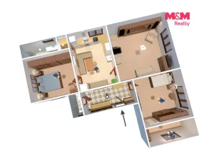 Prodej rodinného domu, Rožďalovice, Boleslavská, 97 m2