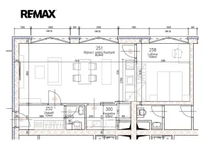 Pronájem bytu 2+kk, Praha - Újezd nad Lesy, Račiněveská, 51 m2