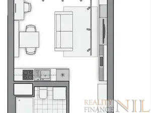 Pronájem bytu 1+kk, Plzeň, Těšínská, 36 m2