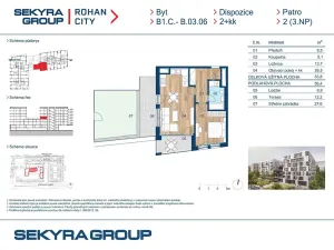 Prodej bytu 2+kk, Praha - Karlín, Sokolova, 54 m2
