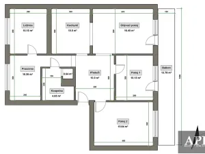 Prodej bytu 4+kk, Luhačovice, Zahradní čtvrť, 87 m2