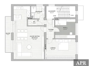 Prodej bytu 3+kk, Popovice, 85 m2