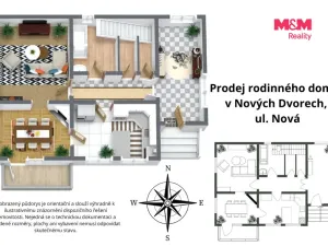 Prodej rodinného domu, Nové Dvory, Nová, 169 m2