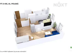 Prodej bytu 2+kk, Šumperk, Polská, 60 m2