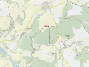 Dražba lesa, Stehlovice, 1388 m2