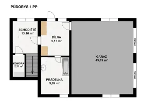 Prodej rodinného domu, Benátky, 241 m2