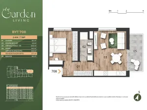 Prodej bytu 2+kk, Praha, Ocelkova, 47 m2