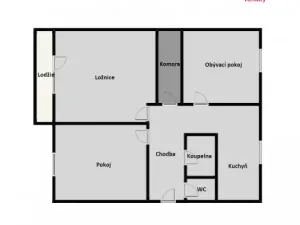 Prodej bytu 3+1, Ostrava - Přívoz, Arbesova, 75 m2