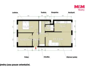 Prodej bytu 3+1, Praha - Prosek, Vysočanská, 69 m2