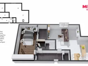 Prodej bytu 2+kk, Horoměřice, T. G. Masaryka, 95 m2