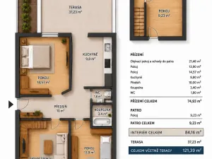 Prodej bytu 4+1, Praha - Košíře, Starokošířská, 122 m2