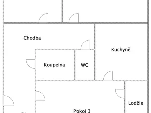 Prodej bytu 3+1, Ždánice, Kostelní, 62 m2