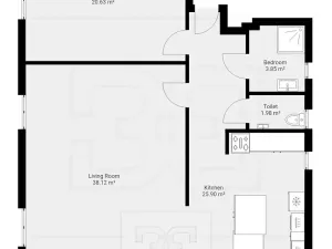 Pronájem bytu 2+1, Praha - Braník, Vlnitá, 90 m2