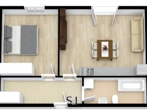 Pronájem bytu 2+kk, Liberec, Podzimní, 50 m2