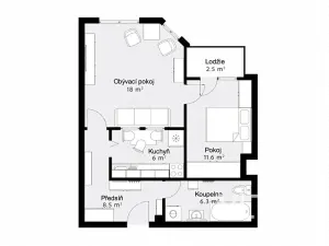 Prodej bytu 2+kk, Pardubice, Sokolovská, 54 m2