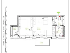 Pronájem bytu 2+kk, Jihlava, Vrchlického, 55 m2