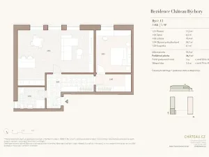 Prodej bytu 3+kk, Býchory, 76 m2