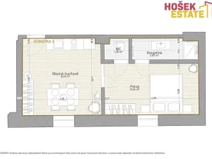 Prodej bytu 2+kk, Dolní Dunajovice, Hlavní, 36 m2