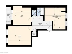 Prodej bytu 3+kk, Praha - Libeň, Sokolovská, 74 m2
