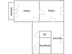 Pronájem bytu 2+1, Cheb, Osvobození, 56 m2