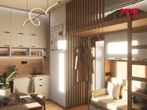 Prodej bytu 2+kk, Praha - Smíchov, Grafická, 43 m2