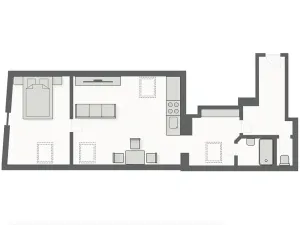 Pronájem bytu 2+kk, Jihlava, Masarykovo náměstí, 75 m2