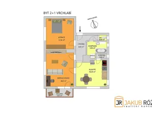 Pronájem bytu 2+1, Jilemnice, Na Kozinci, 69 m2