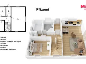 Prodej rodinného domu, Hřibiny-Ledská - Ledská, 156 m2