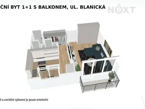 Prodej bytu 1+1, Šumperk, Blanická, 39 m2