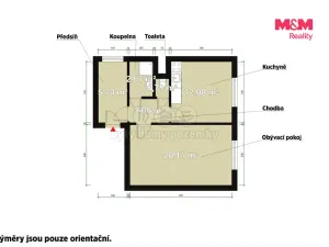 Pronájem bytu 1+1, Klatovy - Klatovy II, K Letišti, 44 m2