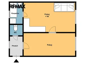 Pronájem bytu 2+kk, Plzeň, Koterovská, 36 m2
