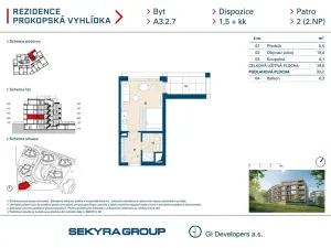 Prodej bytu 1+kk, Praha - Jinonice, Radlická, 29 m2