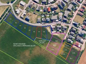 Prodej pozemku pro bydlení, Hrušovany u Brna, Pod Střediskem, 898 m2