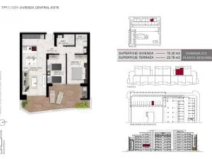 Prodej bytu 3+kk, San Miguel de Salinas, Alicante, Španělsko, 70 m2