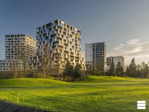 Pronájem bytu 1+kk, Praha - Modřany, Mezi vodami, 32 m2