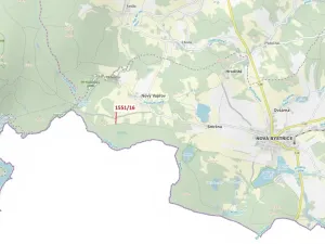Dražba lesa, Nová Bystřice, 148 m2