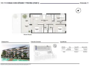 Prodej bytu 4+kk, San Javier, Murcia, Španělsko, 78 m2