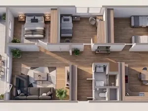 Prodej bytu 4+1, Zlín, Okružní, 88 m2
