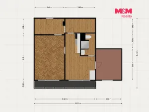 Prodej bytu 2+1, Cheb, Obětí nacismu, 66 m2