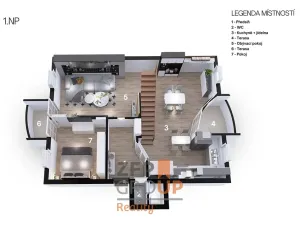 Prodej bytu 4+kk, Brno, Azurová, 161 m2