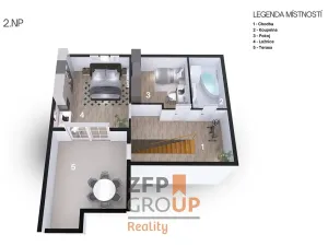 Prodej bytu 4+kk, Brno, Azurová, 161 m2