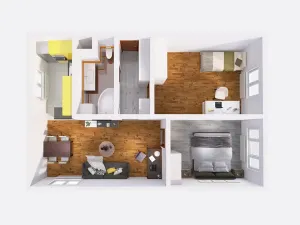 Prodej bytu 3+kk, Nový Bor, Husova, 68 m2