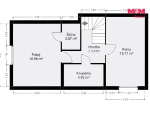 Pronájem rodinného domu, Dolní Beřkovice, Dolní hájek, 100 m2