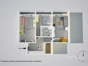 Prodej bytu 3+kk, Děčín, Oblouková, 74 m2
