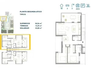 Prodej bytu 3+kk, San Pedro del Pinatar, Murcia, Španělsko, 84 m2