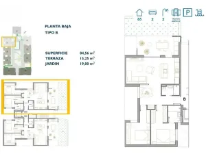 Prodej bytu 3+kk, San Pedro del Pinatar, Murcia, Španělsko, 84 m2