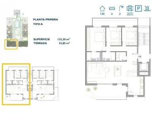 Prodej bytu 4+kk, San Pedro del Pinatar, Murcia, Španělsko, 133 m2