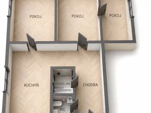 Prodej bytu 3+1, Frýdek-Místek - Místek, Jungmannova, 58 m2