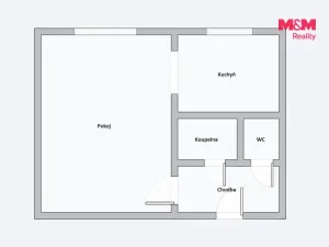 Prodej bytu 1+1, Most, Javorová, 34 m2