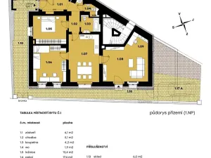Prodej bytu 3+1, Všenory, Květoslava Mašity, 110 m2